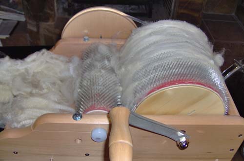 Cardado de la lana